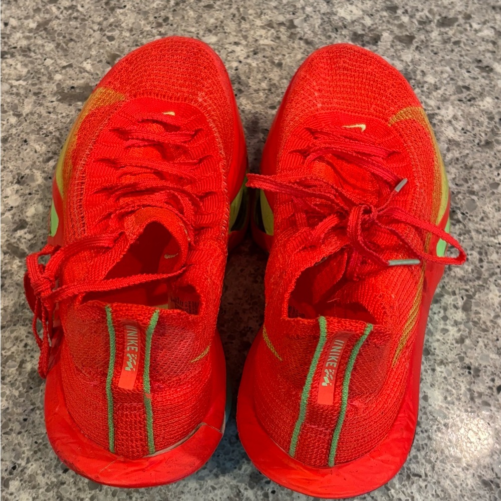 Nike Red and Green Athletic Shoes